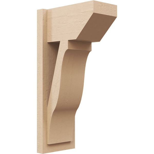 Ekena Millwork 7 1/2-in W x 12-in D x 24-in H Funston Slat Rough Cedar Woodgrain TimberThane Outlooker, Primed Tan OUTUR075X12X24FST24RCPR - main